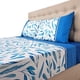 thumbnail image 1 of Sabanas 144h Estampadas Flores De Invierno Azules 1.5 Plazas, 1 of 2