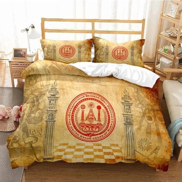 Masonic Freemason Illuminati Bedding Sets exquisite bed supplies set duvet cover bed comforter set luxury birthday giftBed Sheets