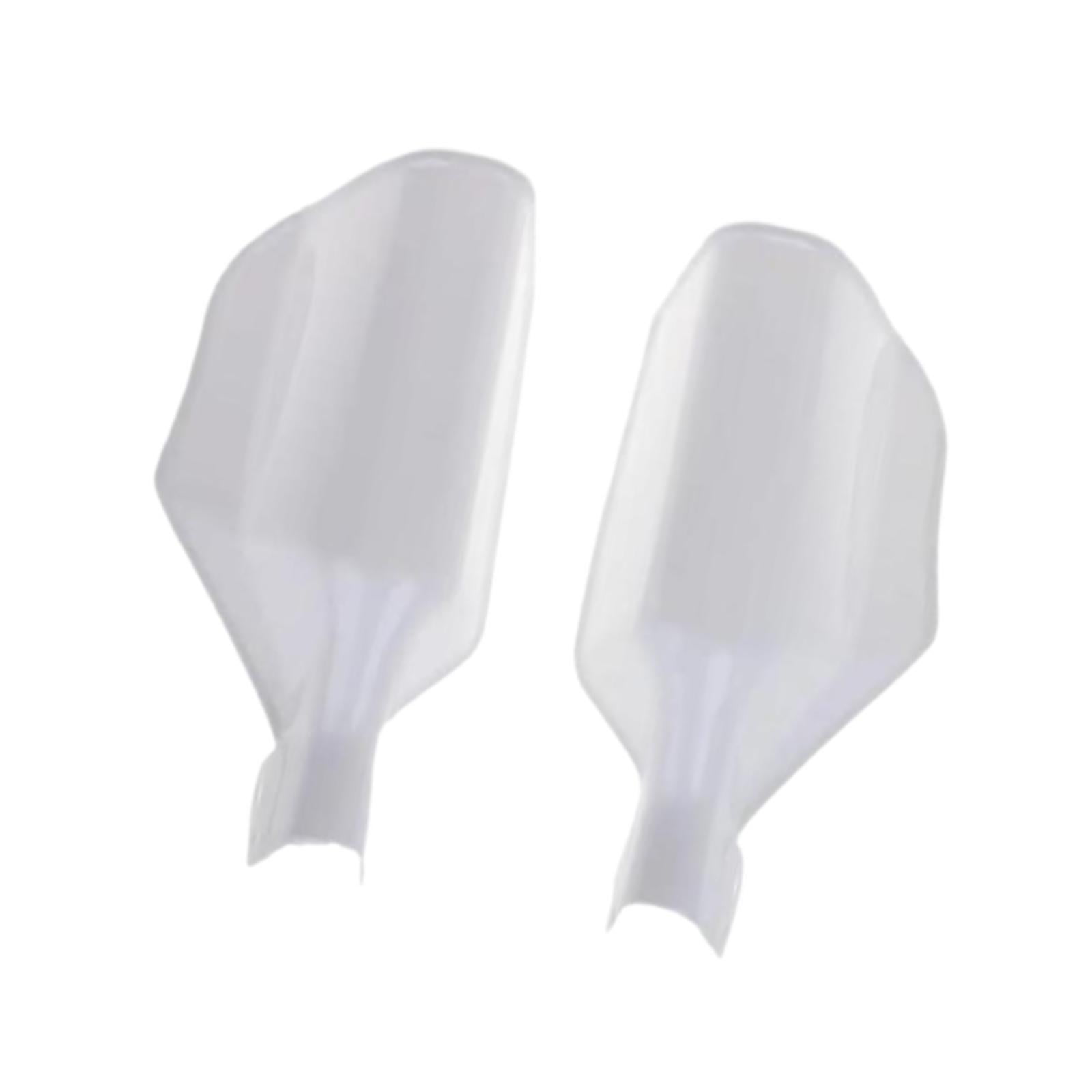 Magideal - 2pcs Motocicleta Dispara Protección Contra El Viento Protección De La Mano Protección De La Mano Para La Mano Para La Mano De Dirección De 20 Mm Para Blanco