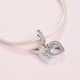 thumbnail image 5 of Colgante de plata de ley con forma de corazón y alas de ángel de Pandora, 5 of 6