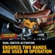 thumbnail image 2 of Sierra de cinta DEWALT DCS376P2 20V MAX XR de doble mano, 2 of 3