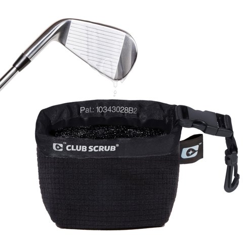 Bolsa De Limpieza Para Palos De Golf Y Pelotas De Golf Club Scrub Pro Black