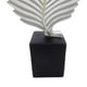 thumbnail image 3 of Figura Adorno De Hoja Blanca Decorativa En Resina Moderna M, 3 of 7