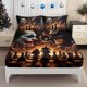 thumbnail image 1 of Batman And Joker Chessboard Showdown Fitted Sheet Set The Ultimate Battle Between Justice And Evil Pattern Mattress Protector Elastic Design Sheet Fits Perfectl, 1 of 1