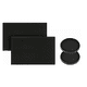 thumbnail image 1 of 4pz Tapete Para Bar Belug Grande 45 X 30cm Barra Escurridor Barman Antideslizante Negro, 1 of 5
