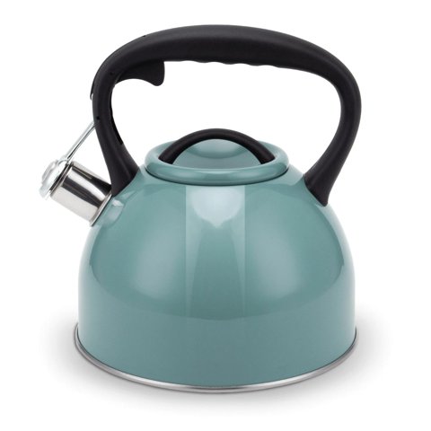 Tetera Acero Inoxidable Con Silbato Wens 3L Color Turquesa