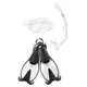 thumbnail image 1 of Máscara de buceo Speedo Adventure Series MSF, color negro y blanco, 1 of 2