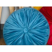 Todo Hogar Santiago De Chile - Cojin Velvet Liso Turquesa