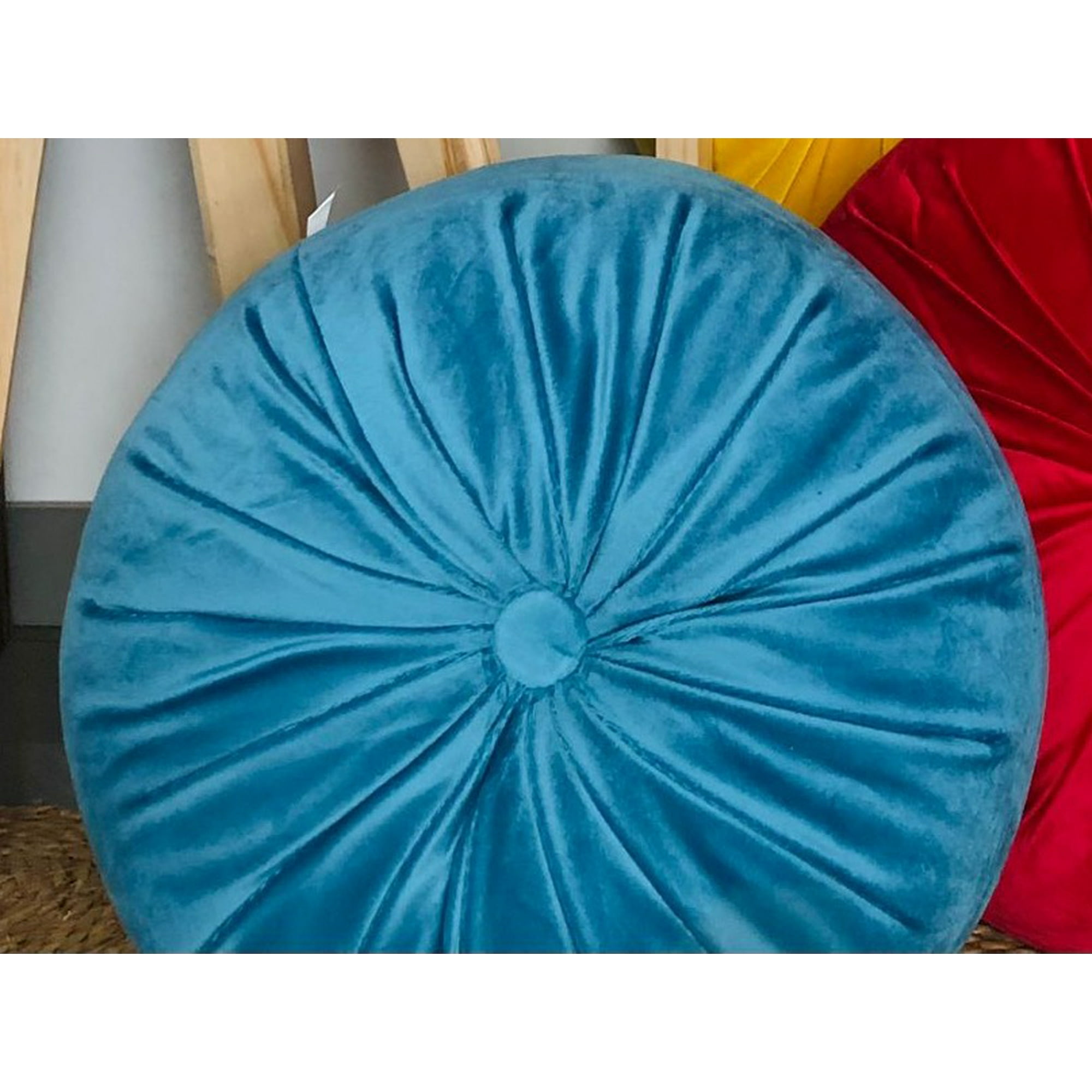 Todo Hogar Santiago De Chile - Cojin Velvet Liso Turquesa