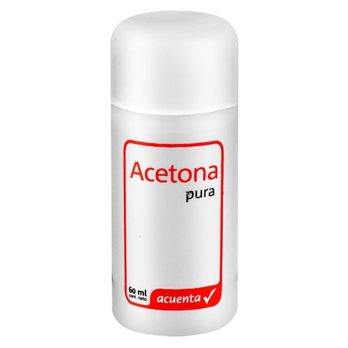 Acetona Pura Botella 60 ml Acuenta