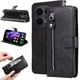 thumbnail image 1 of Funda con Cremallera para OPPO Reno 14F 5G, Carcasa Cartera de Cuero PU con Soporte y Tarjetero, 1 of 5