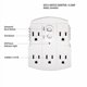 thumbnail image 2 of Adaptador GFCI Tower Manufacturing 30440003 15 A de 5 salidas, color blanco, 2 of 5