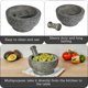 thumbnail image 2 of Molcajete IMUSA de granito, 8.5 pulgadas, para guacamole, salsa y pesto, 2 of 6