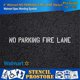 thumbnail image 3 of Plantilla ProStore NO ESTACIONAR CARRIL DE EMERGENCIA 122x10 cm de grado profesional, 3 of 3