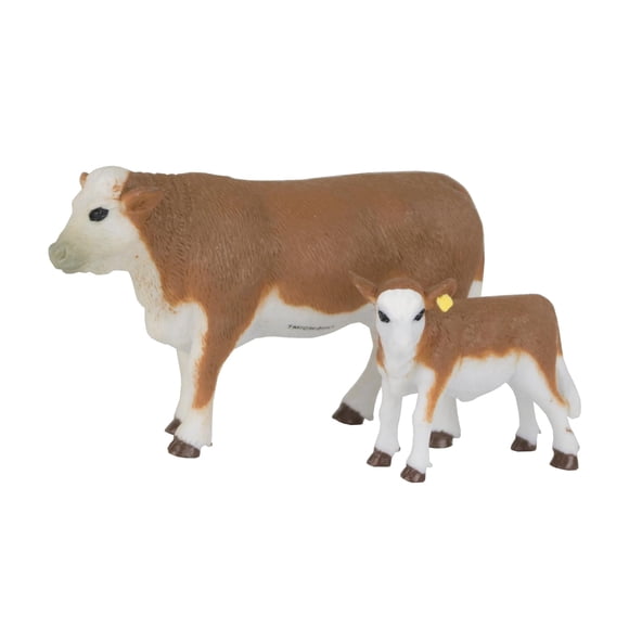 Farm Toy Big Country Toys Hereford para vacas y becerros, escala 1:20