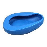 Ioensy - Bedpan Estable, Fácil De Usar, Duradero, Reutilizable, Plástico Para Ancianos, Mujeres, Hombres, Azul
