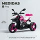 thumbnail image 3 of Moto Niños Electrica 3 Ruedas Nitro Italy V4 Luz Y Sonido Rosada, 3 of 6