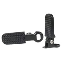 Ioensy - Pedales Traseros Para Bicicleta, Placas De Pie Para Motocicleta, Bicicleta Eléctrica Bmx, 2 Uds.