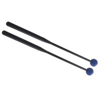 Bothyi - 2 Baquetas De Percusión Portátiles Con Mazo De Tambor Para Rendimiento De Timbales De Yoga Azul