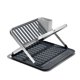 thumbnail image 1 of Estante para secar platos OXO Good Grips de aluminio de 2 niveles con escurridor, 1 of 9