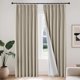 thumbnail image 1 of Cortinas Joydeco de Lino con Pliegues en Pinza, 100% Opacas, 240 × 260 cm, 1 of 9