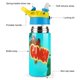 thumbnail image 3 of El Show de Gumby Botella de Agua con Tapa Pop Top de Un Toque, Acero Inoxidable, a Prueba de Fugas, para Deportes, Botella Infantil azul 12 oz, 3 of 6