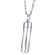 thumbnail image 1 of Collar De Urna De Cremación Para Hombre Para Cenizas, Colgante Con Medallón, Colgante Decorativo De Plata, 1 of 3