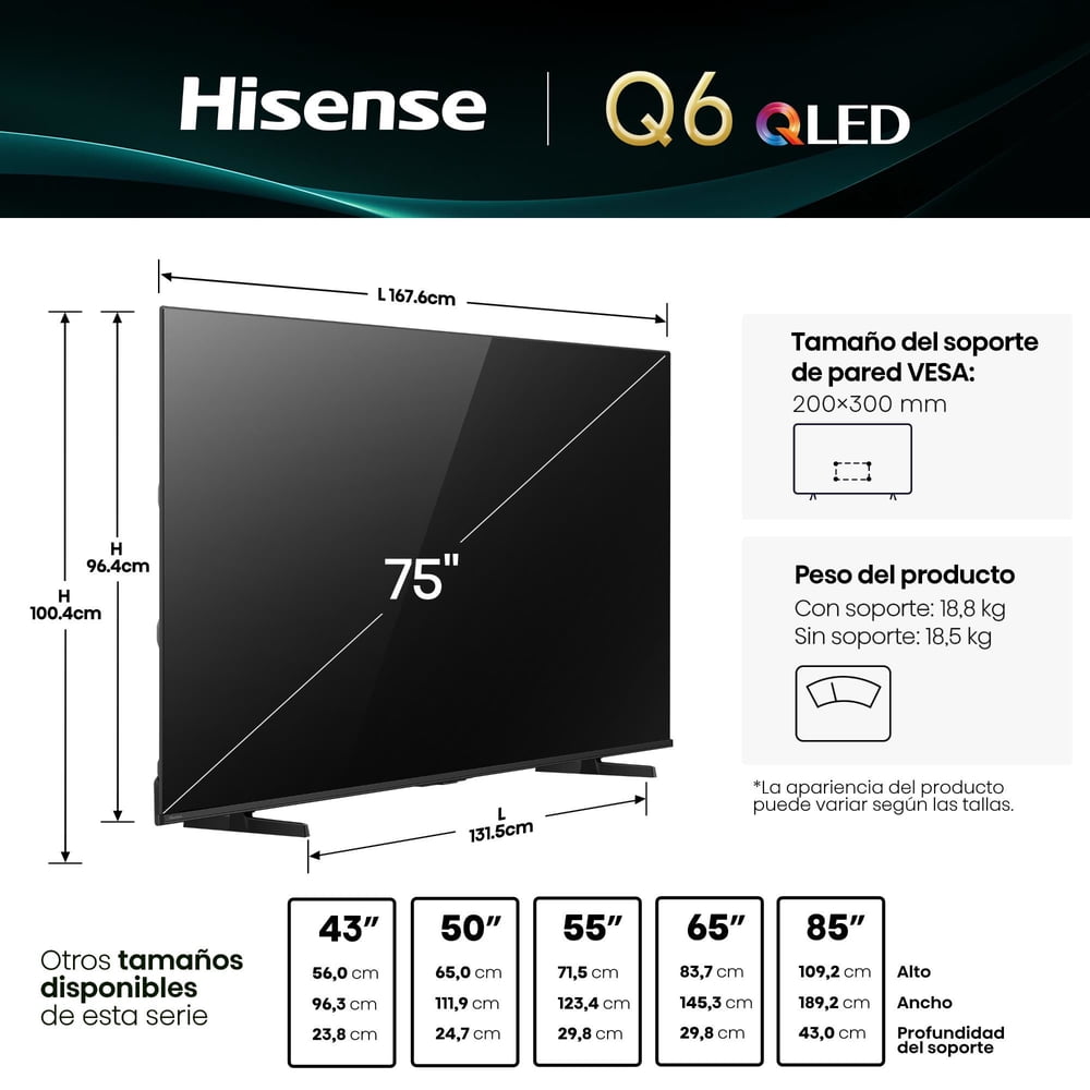 Hisense 75Q6QV, foto 5