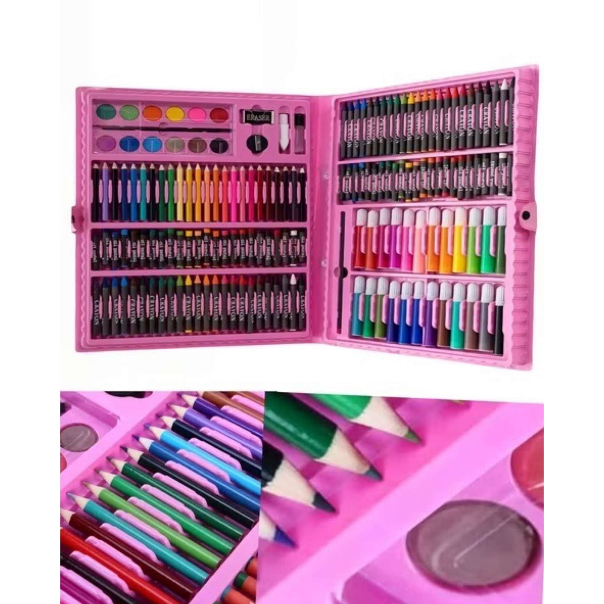 Imac Hogar - Set De Arte Infantil 168 Piezas: Maletín Todo En Uno