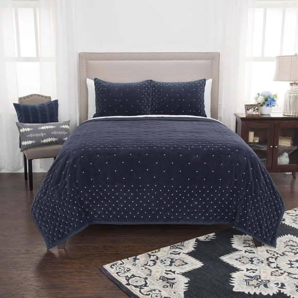 Funda de Almohada Estándar Rizzy Home Giavonna 51x66 cm Terciopelo de Algodón