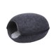 thumbnail image 1 of Cama Cueva Para Gatos De Fieltro, Juguete De Entrenamiento Para Gatos, Casa Para Gatos Para Jugar En Interiores, Gris Oscuro, 1 of 5
