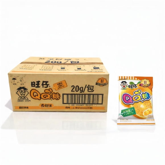 Gomitas Sabor Naranja Marca Want Want 20gr* Caja
