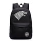 thumbnail image 1 of House Targaryen School Bags for Teens Print House Stark Backpacks Men Anime Canvas Zipper Backpack Kids, 1 of 3