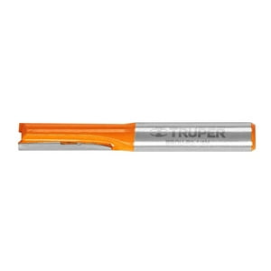 Truper - Fresa Recta 2 Filos 1/4"" Mediana
