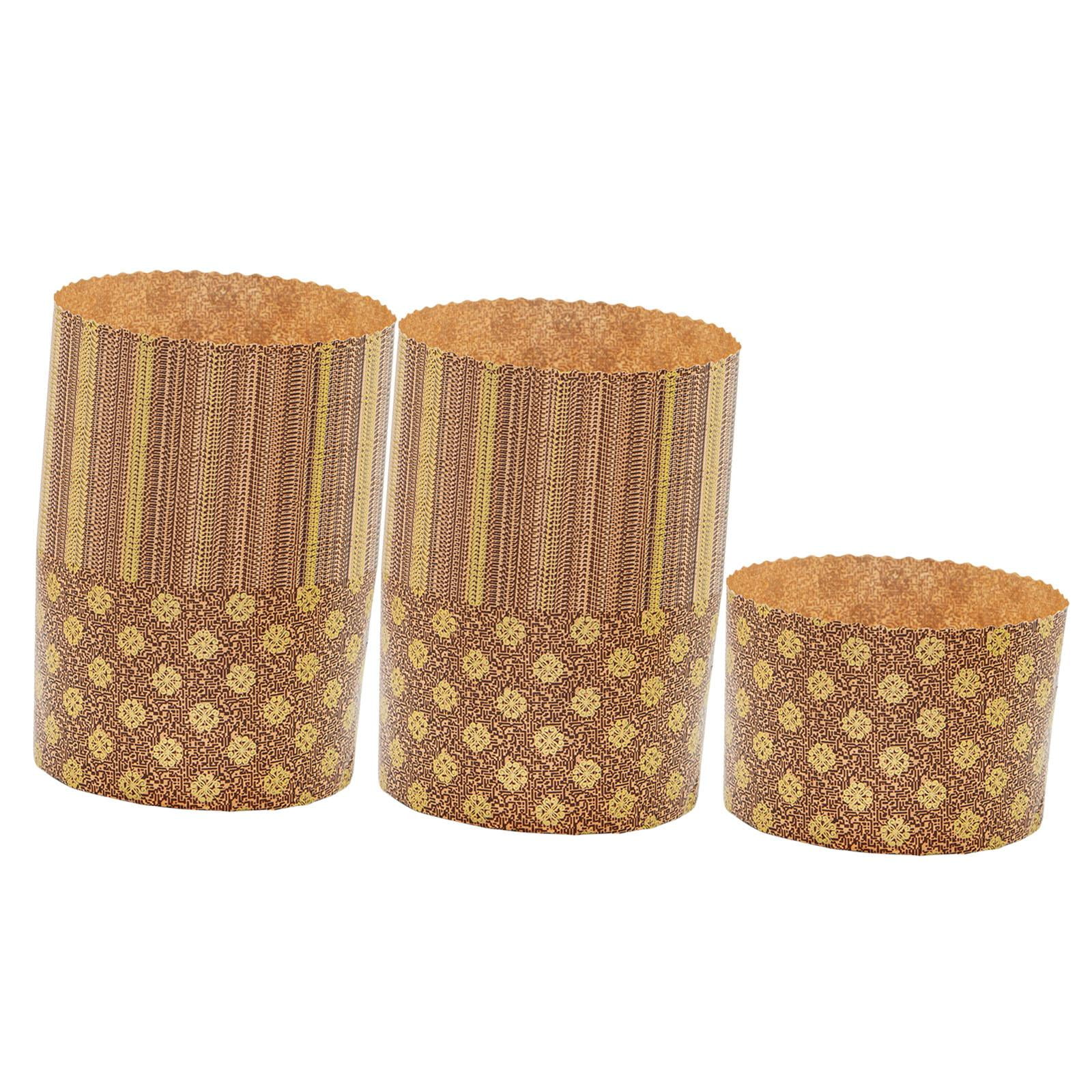 Bothyi - 100 Piezas De Moldes De Papel Para Hornear Pan, Para Fiestas De Compromiso Y Navidad, 13,5 Cm X 9,5 Cm F