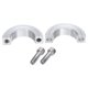 thumbnail image 5 of 2 Paquetes de Collar de Eje de Abrazadera Doble Dividida 1-1/4" de Diámetro Interior, Collar de Abrazadera de Dos Piezas, 2-1/16" de Diámetro Exterior, 1/2" de Espesor, Aluminio, 5 of 6