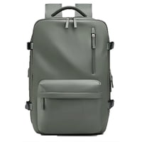 Genérico - Mochila Viaje Cabina Avión Impermeable Viral Zapatos Usb Militar