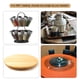 thumbnail image 5 of Uxcell 2" Soporte Giratorio con Bola de Acero Lazy Susan 0.23x1.56" Blanco 4Pcs, 5 of 5