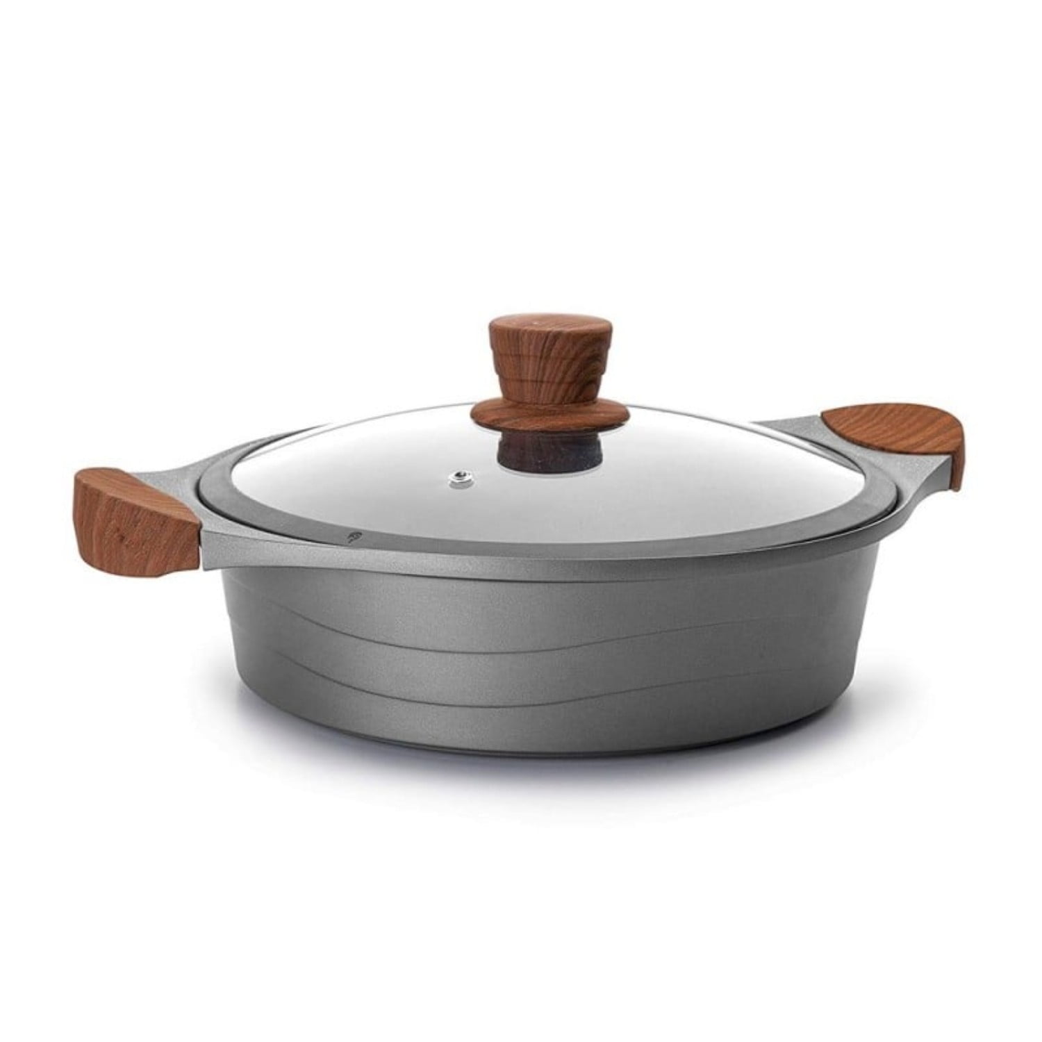 Cacerola Aluminio Fundido 28cm Stilo Lacor