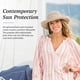 thumbnail image 3 of Sombrero para el sol Wallaroo Victoria para mujer, plegable, ala ancha, color camel, 3 of 9