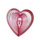thumbnail image 3 of Repelente De Aves De Alto Brillo, Moderno, En Forma De Corazón, Para Césped, Granja, Balcón, Color Rojo, 3 of 5