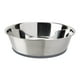 thumbnail image 1 of Cuenco de acero inoxidable para perros y gatos, antideslizante, con base de goma antiderrames., 1 of 5