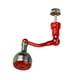 thumbnail image 4 of Mango De Carrete De Pesca, Carrete De Metal Completo, Mango De Potencia, Manivela, Accesorios, Rojo M, 4 of 5