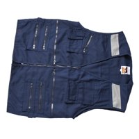 Búfalo - Chaleco Geologo Canvas Azul Talla Xl