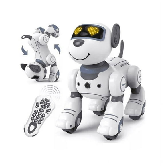 Perro Robot Inteligente Control Remoto Interactivo Azul