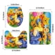 thumbnail image 3 of Winnie Pooh Juego de 3 alfombras de baño de coral fleece: tapete de baño + alfombra de inodoro en forma de U + funda de tapa de inodoro en forma de O, 3 of 6