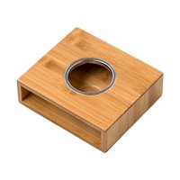 Magideal - Calentadores De Té Decorativo Práctico Duradero Portavelas De Bambú Preservación Del Calor Plato Calentador De Taza Para Sala De Estar Platos A Prueba