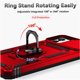 thumbnail image 5 of Funda Resistente Anillo Soporte Samsung Galaxy A05 Privacidad Cámara Montaje Magnético Rojo, 5 of 6