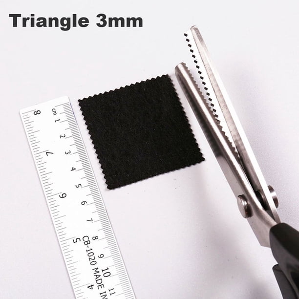 1pc Zigzag Scissors for Sewing, Embroidery, and Leather Crafts - Perfect for Dressmaking and DIY Projects