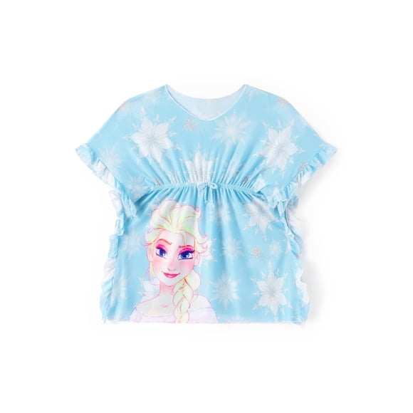 Traje de baño Disney Frozen Elsa Girl, azul, de 4 a 7 años